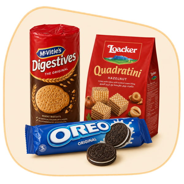 Biscuits, Crackers & Cookies