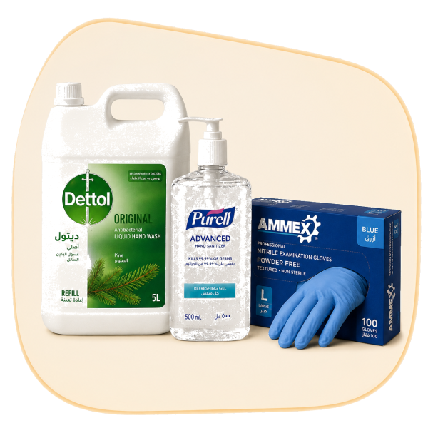 Hand Soap, Sanitizers & Gloves