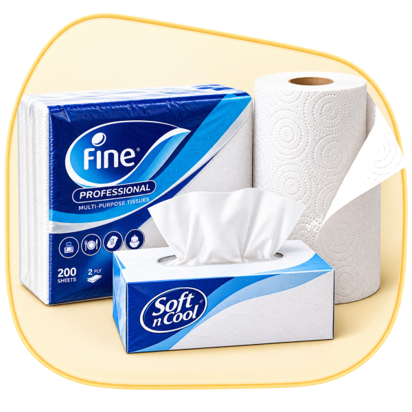 Napkins, Tissues & Kitchen Towels