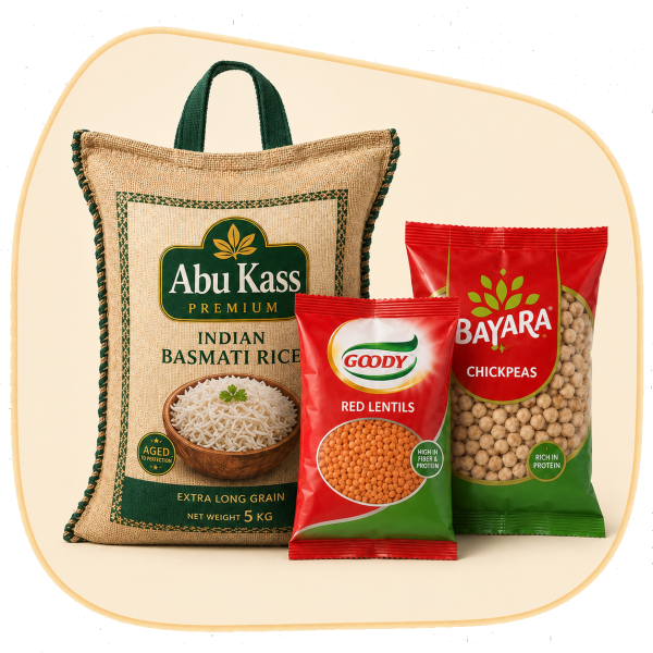Rice, Grains & Pulses
